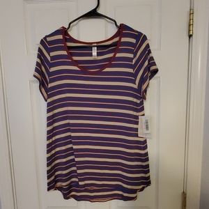 LuLaRoe striped Tee